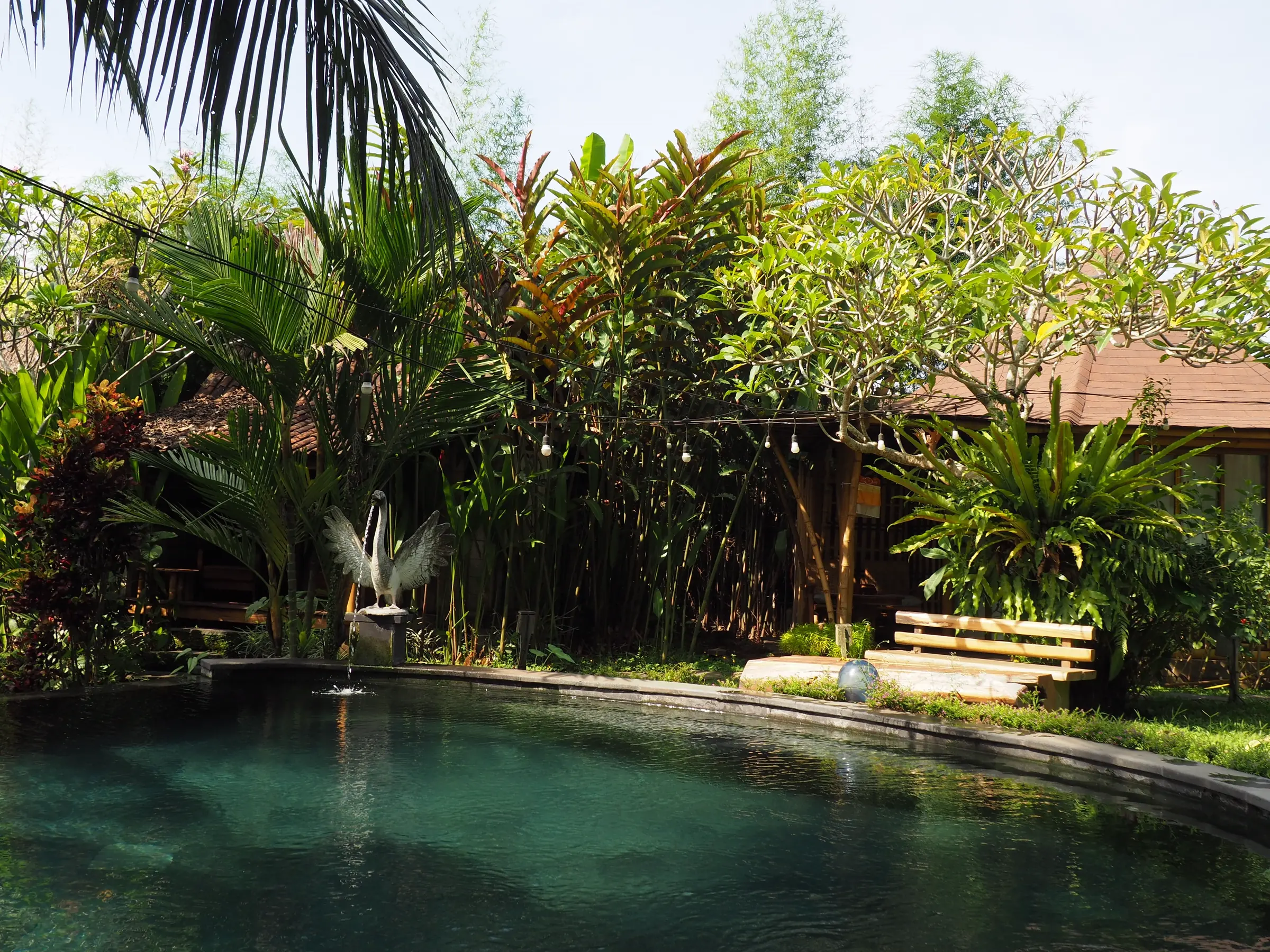 The pool at Swarma Villas Bali